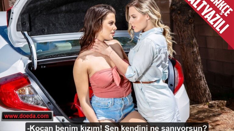 bu kez kocasinin kumasiyla lezbiyen seks yasayan aldatilan kadin