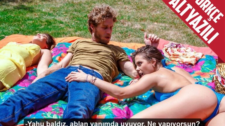 enistenin sikine goz koyan diger baldizla guneslenirken